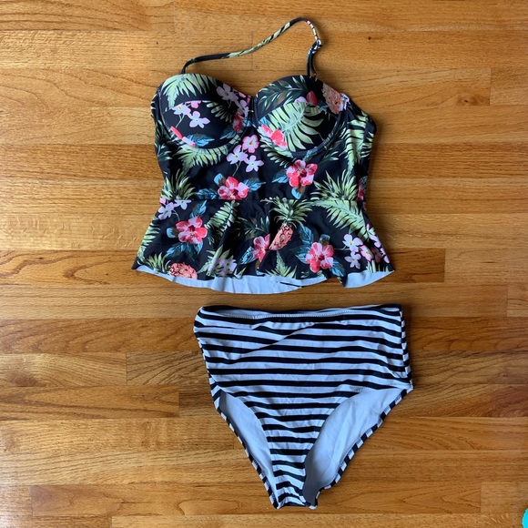 Cupshe Other - Cupshe Tankini High Waisted Bottom Bathing Suit